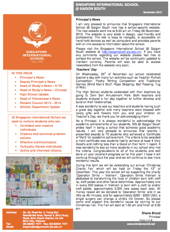 SIS Newsletter Nov 2013 EL-thumb