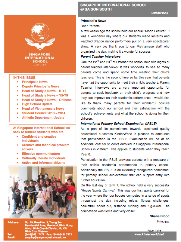 SIS Newsletter Oct 2013 English thumbnail