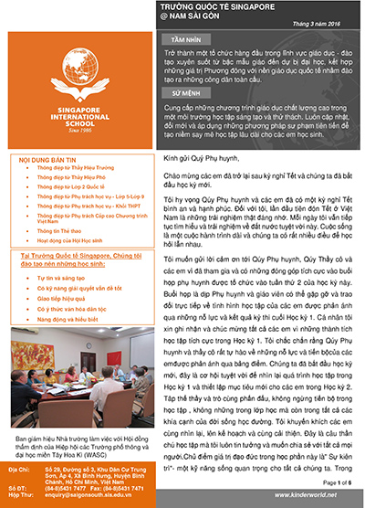 Microsoft Word - SIS@SS - Newsletter of March 2016 - VN - Review