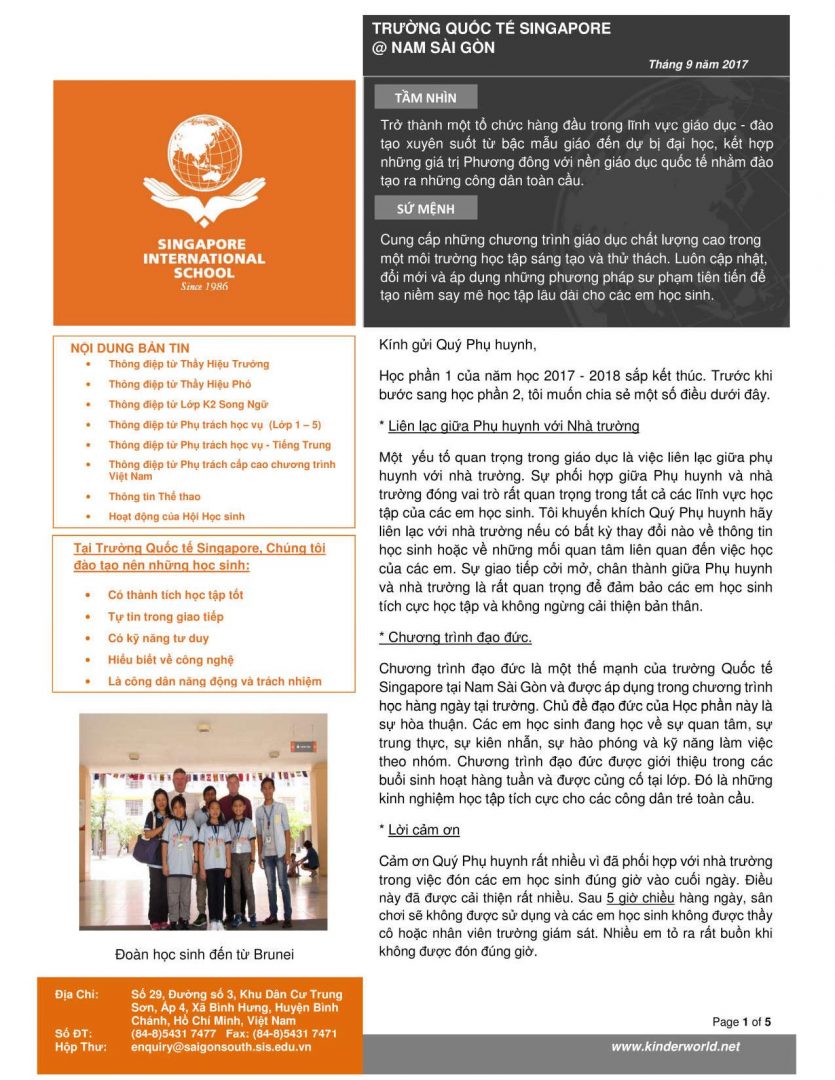 SIS@SS - Newsletter of Sep 2017 - -VN-page-001
