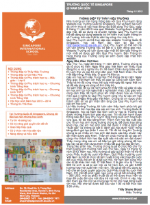 SIS Newsletter Nov 2013 Vietnamese-thumb